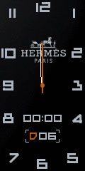 Apple watchface Hermès with Espace font