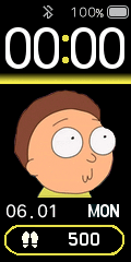 Morty blinking v2 with steps