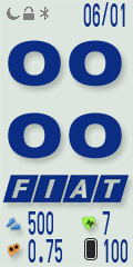 FIAT DIGITAL CLOCK