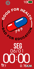 Akira - Capsule "Good for health. Bad for education" RED