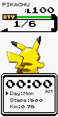 Pikachu game boy battle