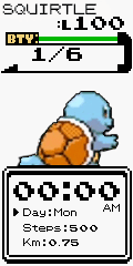 Squirtle Game Boy battle