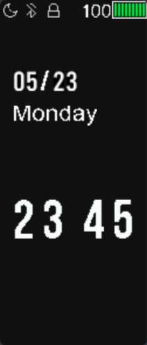 Simple Black Watchface