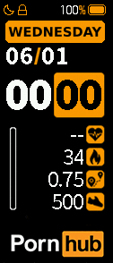 PornHUB watchface