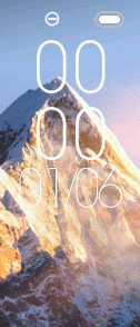 MIUI 12.5 Snowy peaks light
