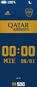 Boca Juniors Watch Face