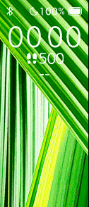 Mi Band 5 Ios 7 Watch Face Green Plants