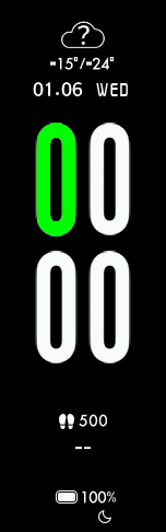 Automatically change color and background