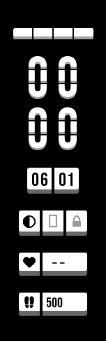 simple black and white