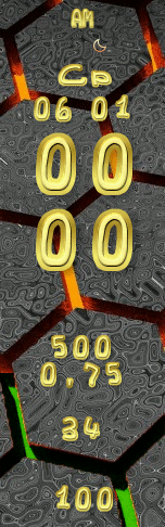 Hexagons and Large Font