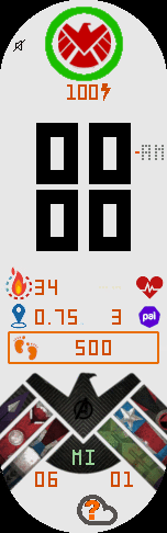 Shield Marvel - Mi Band 6