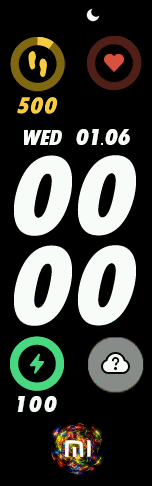 mi styled whatchface for mi band 6