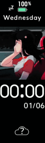 Girl Sad Night in Car