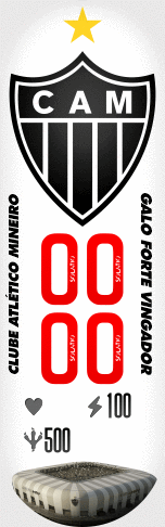 Atlético Mineiro - Camisa 2 branca