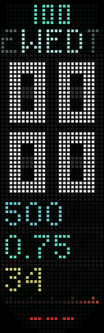 retro LED multicolor