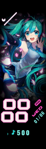 MIKU Flying Petals of Cherry Blossoms