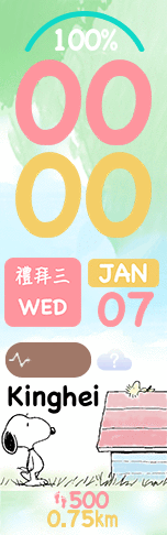 Snoopy_Green and Blue