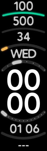 concentric watchface