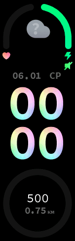 Simple and modern gradient dial