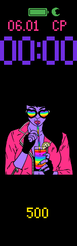 Девушка и коктейль