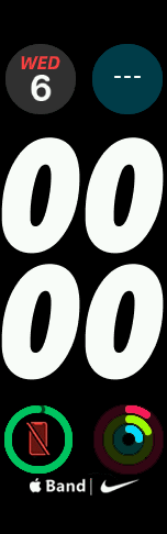 Apple 苹果运动表盘 nike sport