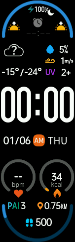 All in One Full Featured Watch Face