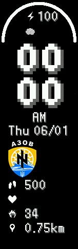 AZOV Циферблат