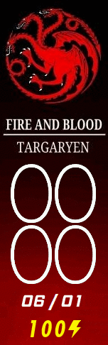 FIRE AND BLOOD TARGARYEN
