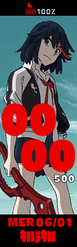 Ryuko Matoi Watchface Kill La Kill Anime