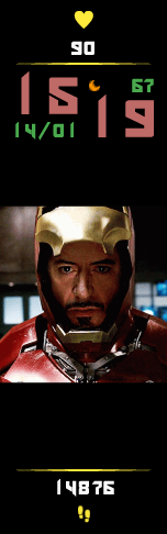 Iron man watchface MB6