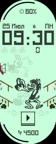 egg collecting game (Watch face)