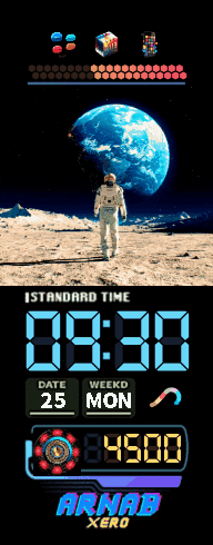 MoonWalk WatchFace v2.0 by ArnabXero