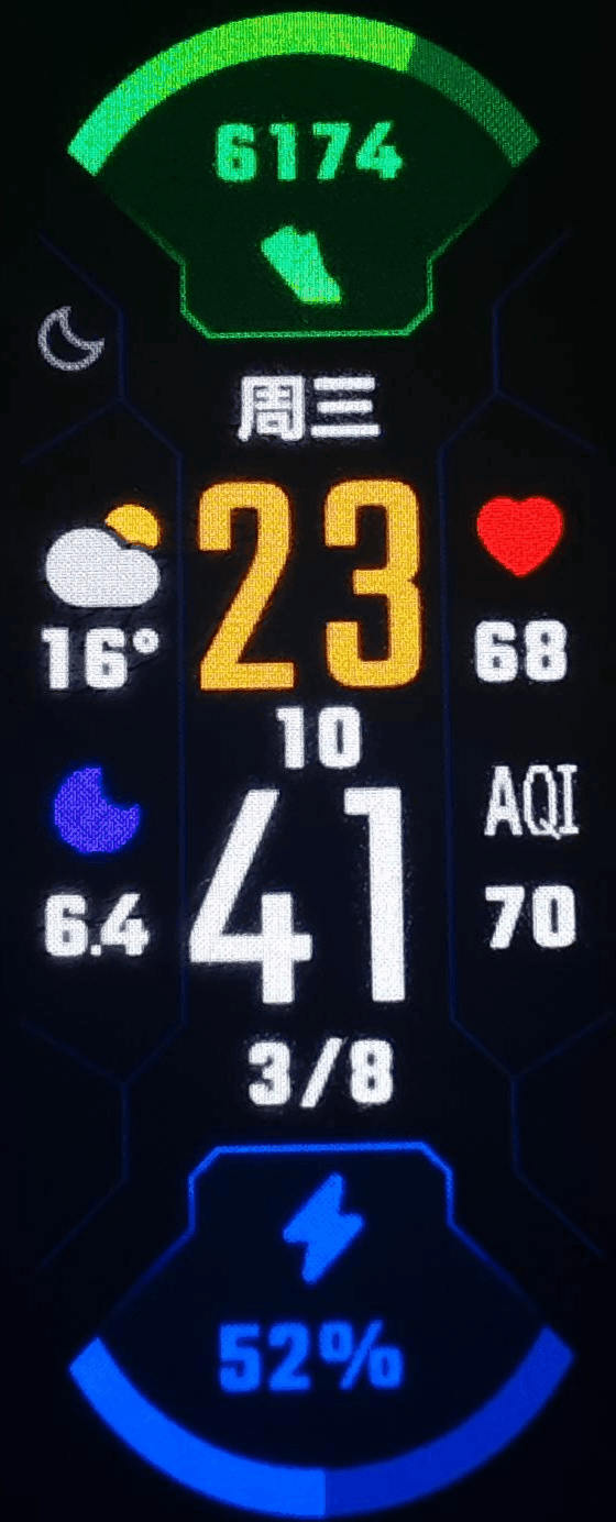 机甲全功能表盘