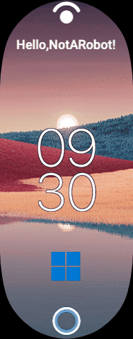 Windows watchface series