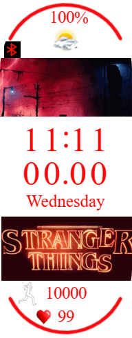 Stranger Things with Mindflayer and Logo Animated