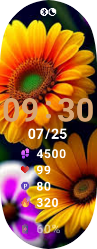 Flower watchface (MB7 version)