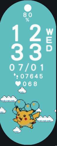 pikachu fly mi band 10 testing