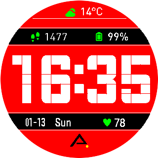 Gran Digital Selectable Font Color