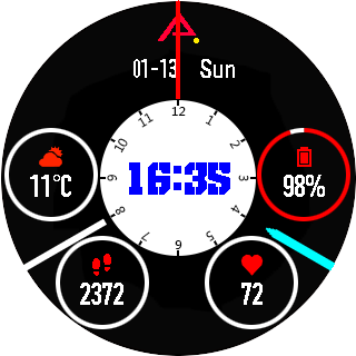 Minutero Pequeño Widget 1