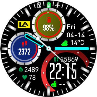 Turbo LA Watch Face