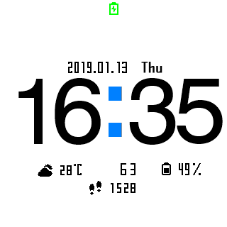 very simple digital white