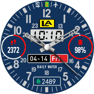 Full Dark Blue LA Face