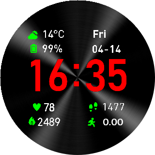 Glossy Black Digital