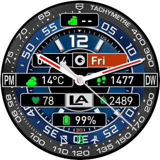 Rotor 3 LA Watch Face