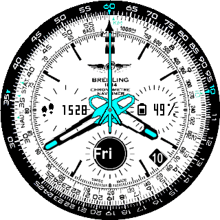 Bretling Navtimer Cyan