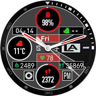 Sector LA Watch Face