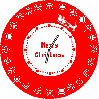 Multicolour Christmas dial