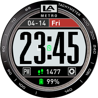Metro LA Watch Face