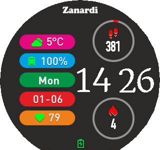 Watchface Zanardi lo-fi fixed