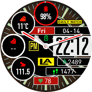 Motion LA Watch Face